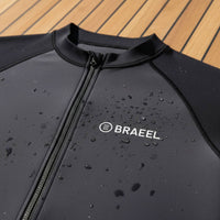 Jellyfish Suit Lightweight Long Sleeve Zip up Sun Shirt Long Sleeve Sun Shirt Front Fastener UPF 50+ Aquatic Gear Flatlock Seams
