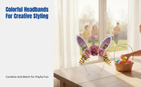 Easter Bunny Ears Headband, Cartoon, Party, Kids, Adults