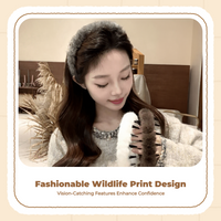 Plush headband for winter warmth