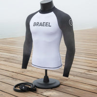 Long Sleeve Wave Shirt and Pants Quick-Dry Two-Piece Diving Suit Full Physique Snorkeling Suit Compression Fit for Surfing