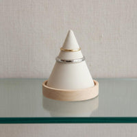 Band Display Cone Dustproof Band Cone Display Waterproof Wooden Base Bracelet Stand Market Vendors, Dresser