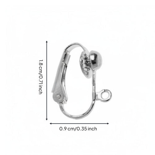 10 Pieces Curved Ear Clip Invisible No-Piercing Ear Clip Easy to Wear Non Piercing Earrings