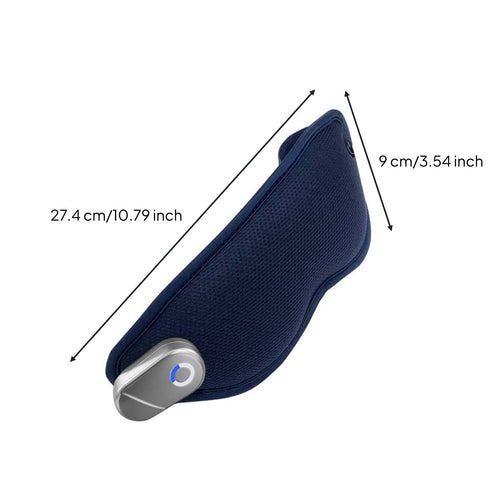 Heated and Cooling Eye Cover Vibration Massage Eye Relaxation Device Constant Temperature Heating Vibrating Sleep Cover for Office, Travel