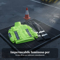 Reflective Rain Suit Long-Lasting High Visibility Rain Suit Windproof
