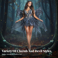 Shadow Seraph Dress Set inclusive Size Available Cosplay excludedfit Spooky Theme for Women