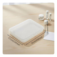 Clear Plastic Box with Lid Stackable Plastic Sample Box Dustproof for Hobbyists