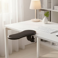 Rotating Desk Armrest 180 Rotation Computer Arm Rest Support Easy Installation Desk Elbow Rest Pad for Computer Setup