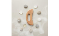 Wooden Gua Sha Tool Promotes Moon-Like Form Drainage Wood Gua Sha Board for Beauty Salon, Spa
