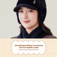 Knit Winter Hat Women's Soft Fleece Lined Outdoor Sports