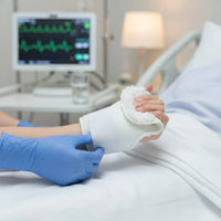 Padded Palm Protector Soft Cotton Fleece Palm Protector with Finger Separators