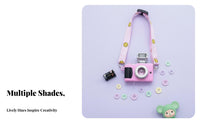 BJD Camera Accessory Realistic Design Miniature Doll Camera Detailed for Hobbyists, Dollhouse