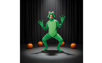 Frog Prince Costume Webbed Hands and Feet Full Body Frog Suit Funny Design Party Apparel for Men, Adults
