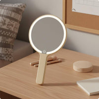LED Makeup Mirror 3 Color Lights Beauty Tool Crystal Clear for Dorm Room