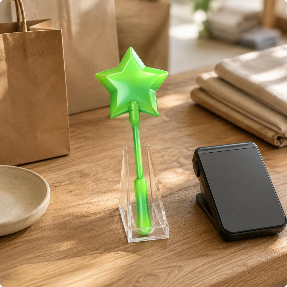 Tap to Pay Wand Unique Gift Star Wand Holder Portable for Checkout