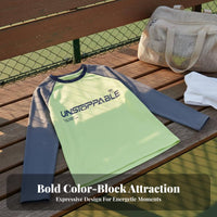 Quick-Dry kids' Long Sleeve T-Shirt Moisture-Wicking Color Block Raglan Tee Colorblock Design for Boys, Girls, Summer, Sports, Everyday Wear