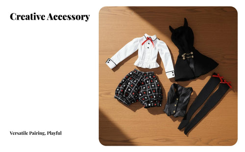 1/3 Doll Clothes Set Doll Apparel Fashionable Toy Accessory for Girls, Kids, Decoration