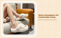 Fuzzy House Shoes, Cozy Comfort, Indoor Outdoor Use