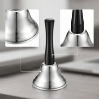 12 Pieces Metal Bell with Handle Compact Handheld Bell Loud for Table Service