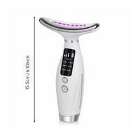 7 Color Light Treatment Massager High Frequency Vibration LED Neck Firming
