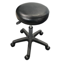 Height Adjustable Swivel Stool Stitched Border Home Seating Oil Resistant