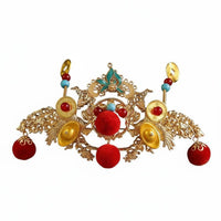 Traditional Chinese Attire Hair Accessory Elegant Design Chinese Design Hair Crown Chinese Design Tassel Headwear Intricate