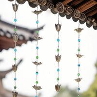 Rain Chain Soothing Sound Decorative Rain Chain Weather Resistant for Courtyard