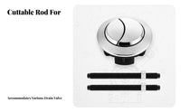 Dual-Push Cistern Button Universal Fit Dual Flush Button Easy Installation