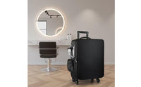 Makeup Case with Rotating Wheels Wheeled Sminkkoffert Med Hjul Rullande Cosmetic Trolley for Salon