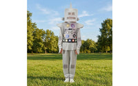 Children's Robot Costume Silver-Gray Full-Body Robot Outfit Polyester