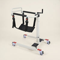 Manual Patient Transfer Lift Reinforced Patient Lift with Hammock-Style Seat High-Strength Manual Transfer Chair for Patients, Toileting
