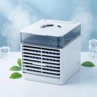 Desktop Air Cooler Compact Spray Cooling Fan Grille Slats for Tabletop, Desk
