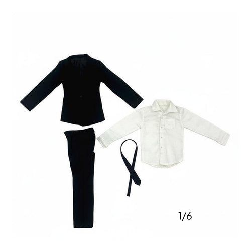 1/6 Scale Male Suit 12 Inch Doll Suit Set Miniature Formal Wear for Collectors, Hobbyists