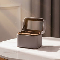 Portable Watch Holder Safeguarding Interior Portable Watch Organizer Long-Lasting Construction Clean-Clear