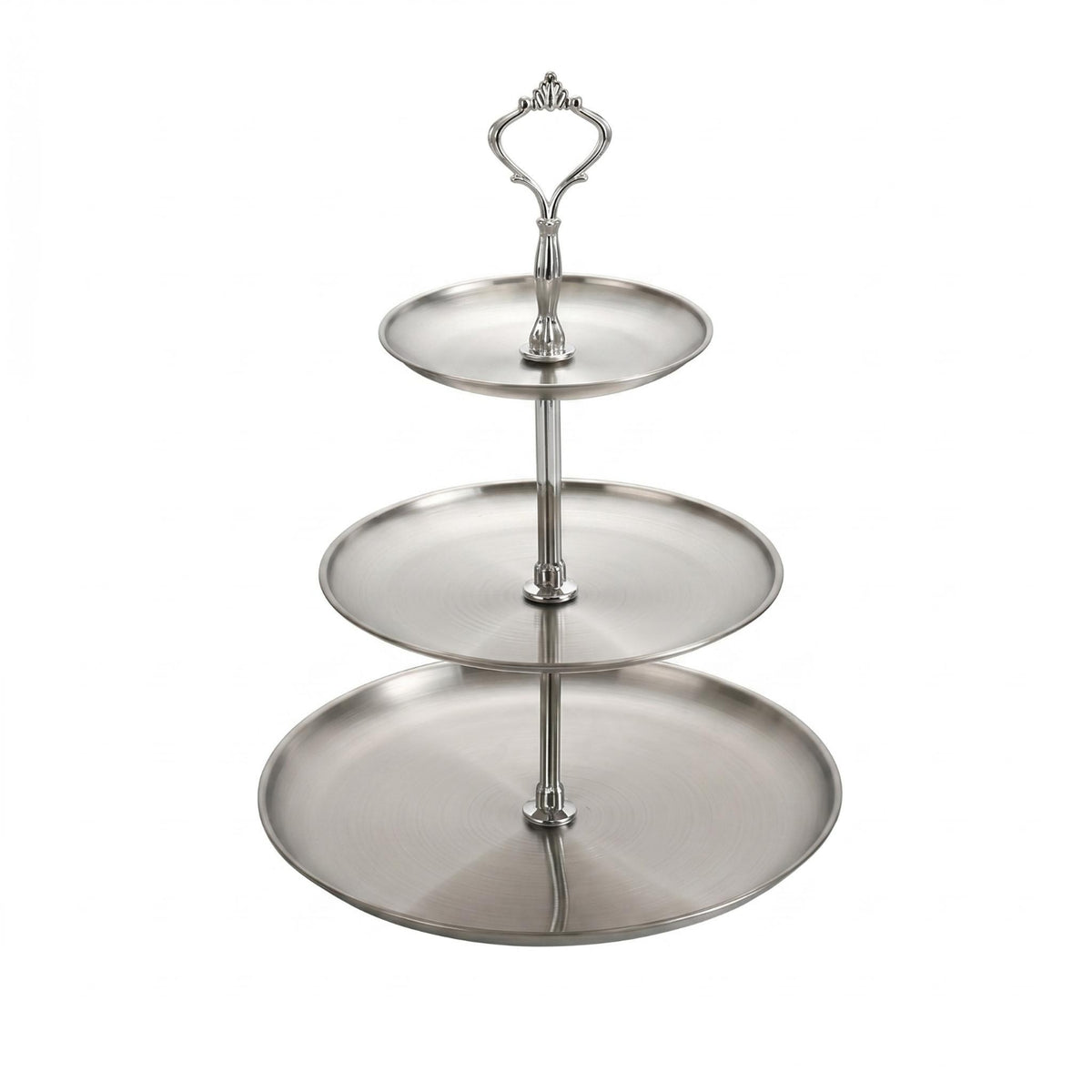 Three-Tier Dessert Stand Long-Lasting Cupcake Display Stand Rust