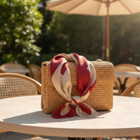 Small Square Scarf Sun Protection Square Scarf Silky Neckerchief Lightweight Printed Neckerchief Versatile Styling for Women