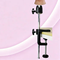 Training Head Stand Metal Hair Mannequin Holder Stable Base for Salon, Stylists