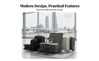 Front-Opening Trolley Expandable Design Suitcase rollers for Vacationers
