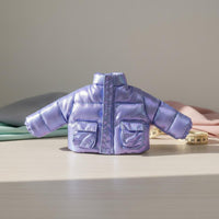 Shiny Rose Doll Jacket Soft Material Miniature Winter Coat Easy to Wear