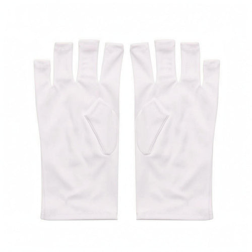 Fingerless Manicure Gloves Exposed Fingertips Handwear Breathable