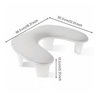 U-Shaped Nail Limb Restsimple to Clean Salon Tools Space Saving