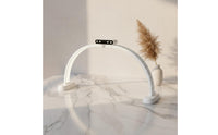 Arched Manicure Lamp Foldable Nail Lamp LED Crescent Light Adjustable Color Temperature for Manicurists, Makeup Artists, Home Desks