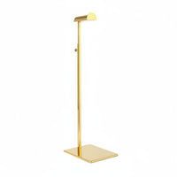 Purse Display Stand Rust-Rust-Resistant Metal Purse Display Rack Adjustable Handbag Stand Sleek Polished Edges Countertop Bag