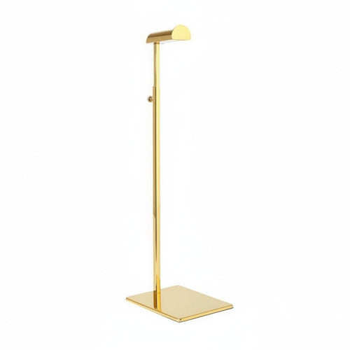 Purse Display Stand Rust-Rust-Resistant Metal Purse Display Rack Adjustable Handbag Stand Sleek Polished Edges Countertop Bag