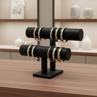 2 Tier Bracelet Holder Scratch Resistant Bangle Stand Easy to Assemble