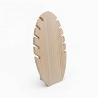 2 Pieces Chain Display Rack Display Stand Shape Wood Chain Display Rack Holder