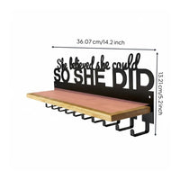 Medal Rack with Hooks Upgrade Version Award Shelf Easy to Install