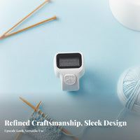 Portable Digital Band Counter Manual Reset Digital Finger Counter Power Saving for Knitters, Muslims, Knitting, Prayer
