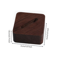 Walnut Wood Band Display Sturdy Wood Band Display rack for Jewelry Store, Shop Counter, Market Stall