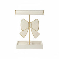 Gold Metal Earring Rack Easy Reach Earring Holder Stand Space Saving