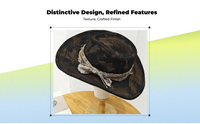 Witch Hat, Distressed Large Fedora, Cosplay Accessory